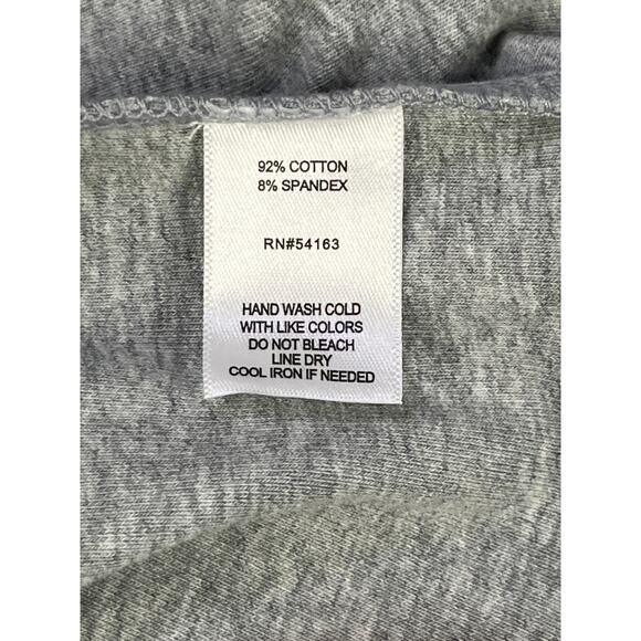 Marc New York Andrew Marc Gray Beaded Sleeve Cotton Tee Shirt Medium NWT - Picture 8 of 8